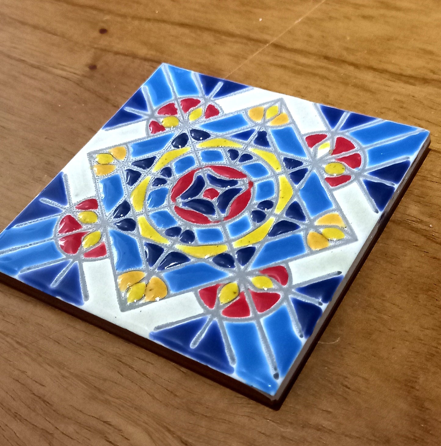 Azulejo pintado a mano 2504 (caja con 10)