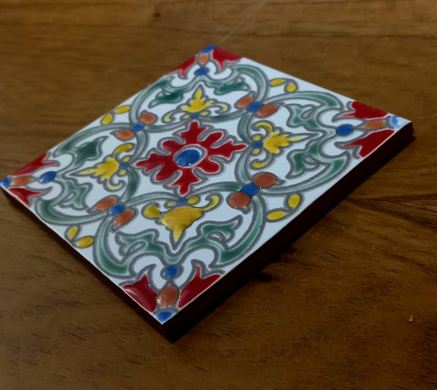 Azulejo pintado a mano 2501 (caja con 10)