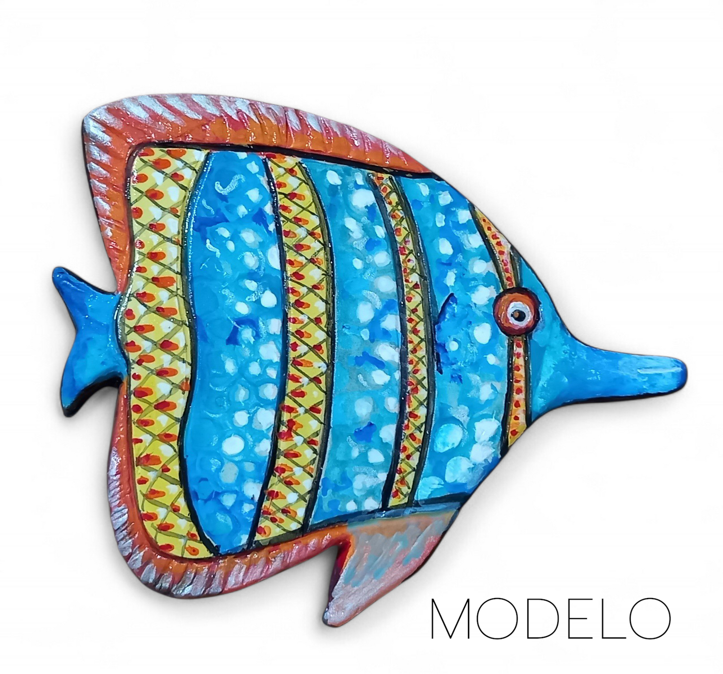 Pez de cerámica (bizcocho) n.1 para pintar