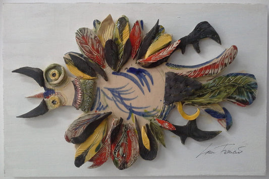 Escultura de parede "Pássaro 1"