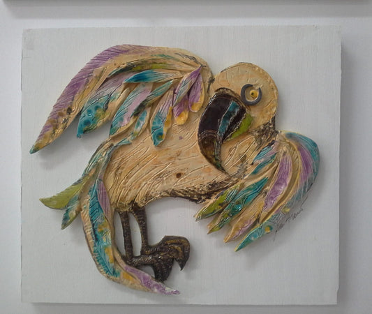 Escultura de parede "Pássaro IV"