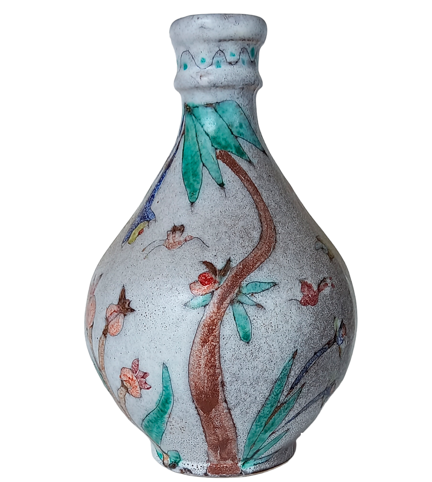 Vaso Para Flores, pintado a mano - Linha Tropical