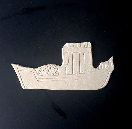 Ceramic Boat (biscuit) For Painting