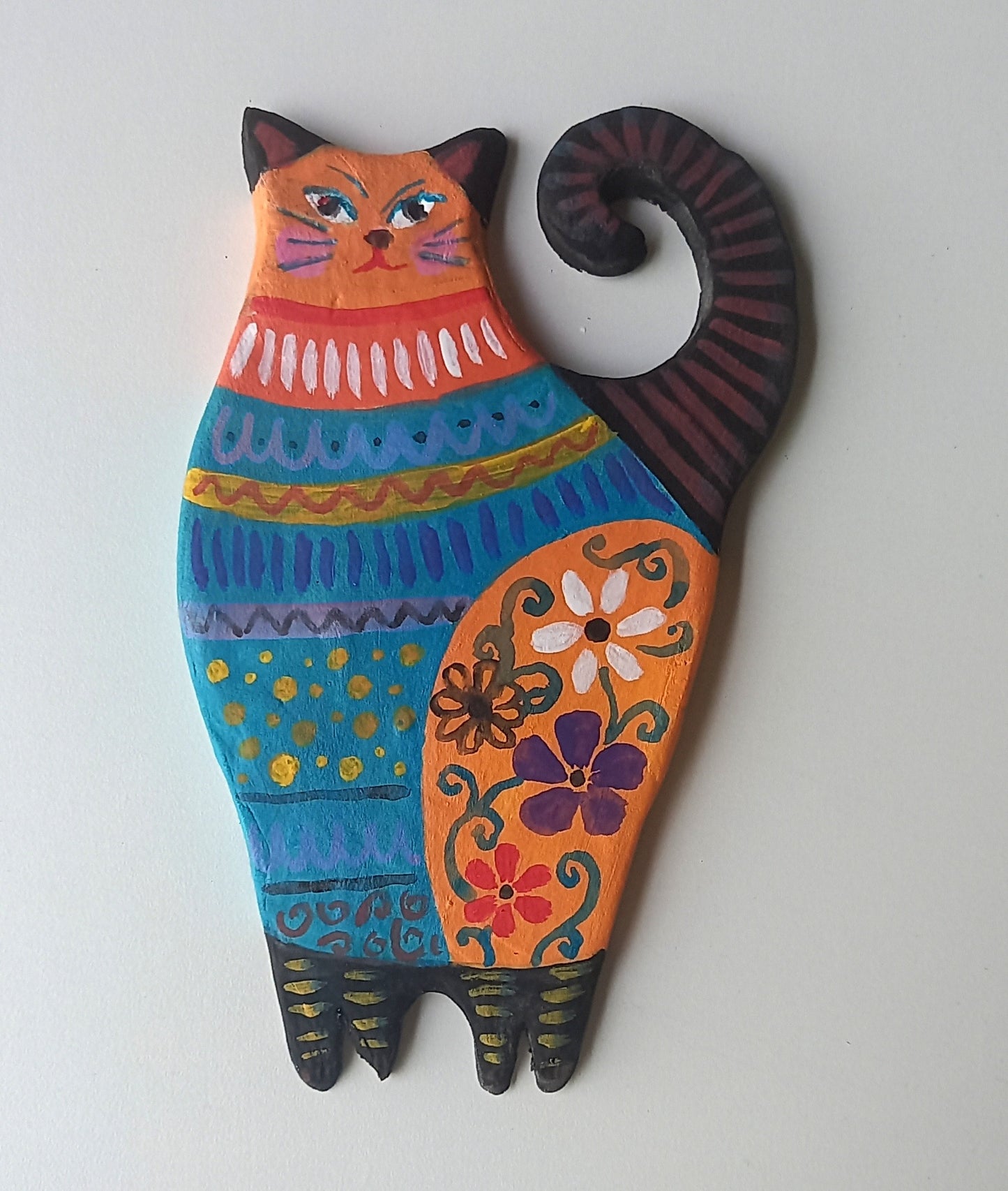 Ceramic Cat (biscuit)  n.1  For Painting
