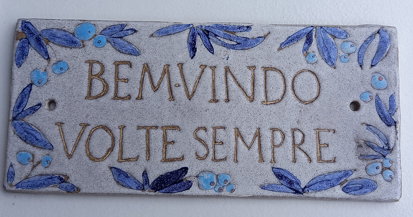 5 ceramic Plaques 20x9cm without glaze (biscuit)