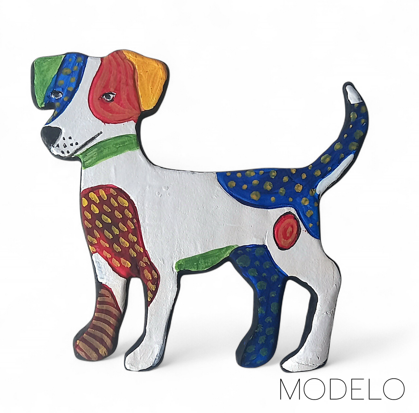 Perro Beagle de cerámica (bizcocho) para pintar