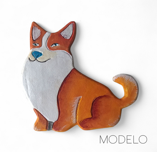 Ceramic Dog Corgi (biscuit) For Painting