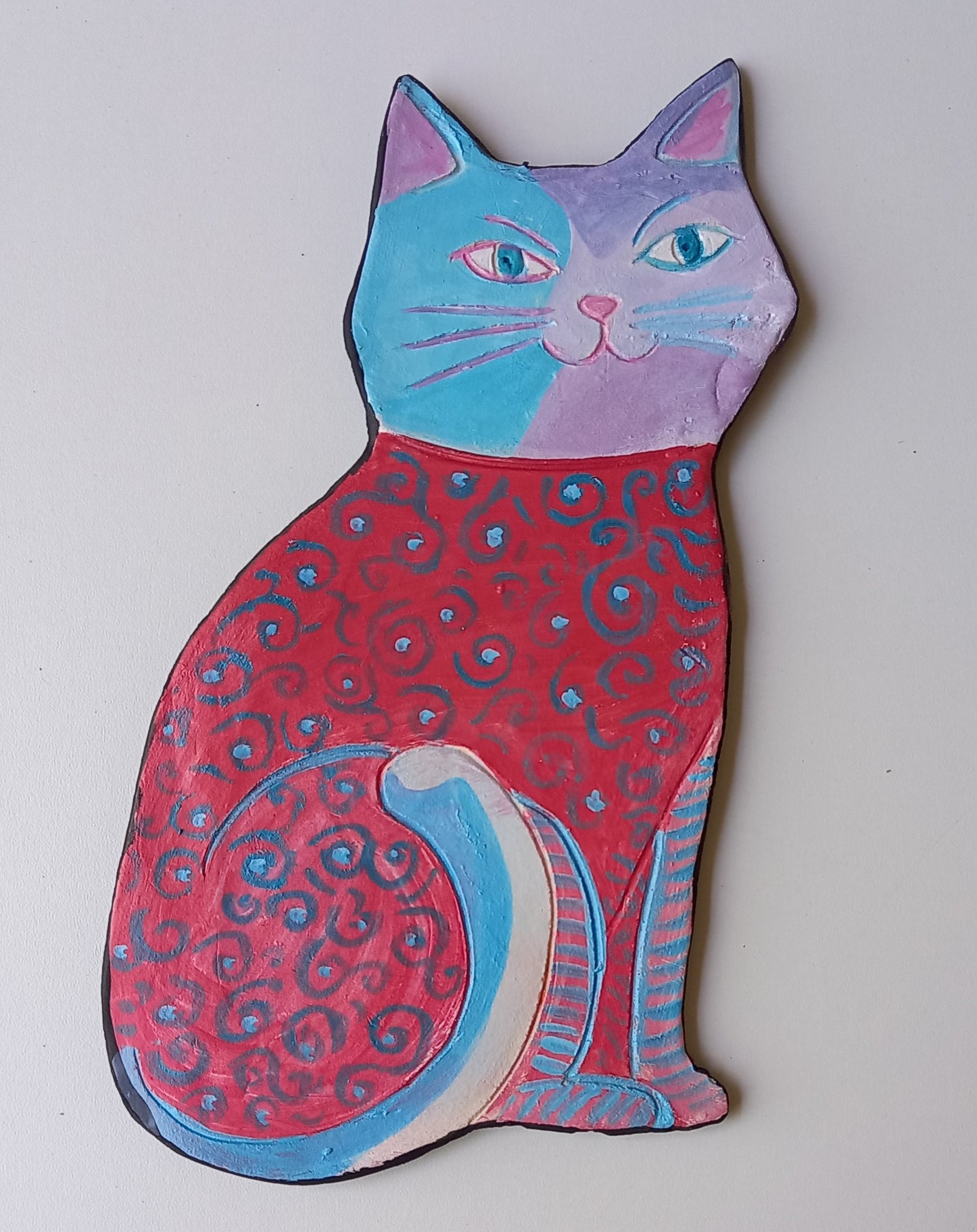 Ceramic Cat (biscuit)  n.2  For Painting