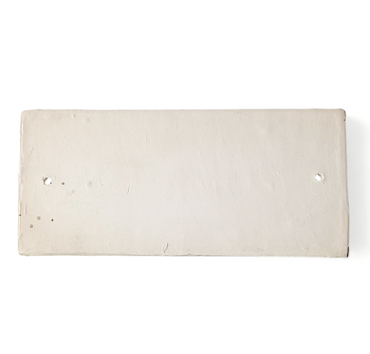 5 ceramic Plaques 20x9cm without glaze (biscuit)