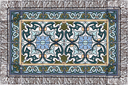 Ceramic Tile Carpet "Largo da Alfândega"