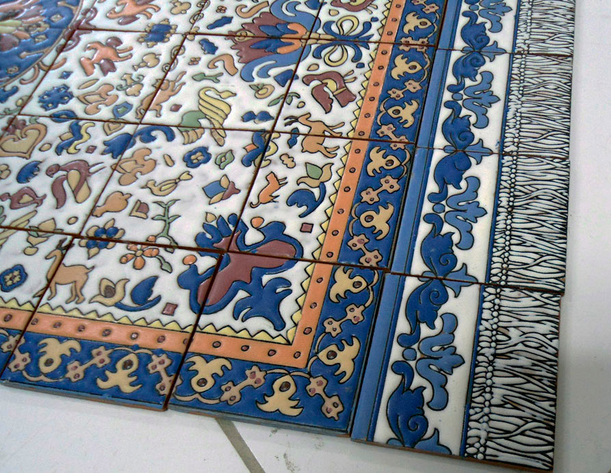 Ceramic Tile Carpet " Arraiolos"